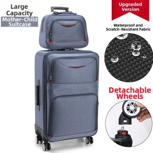 ZHUOLESHI | Password Security Oxford Fabric Travel Suitcase