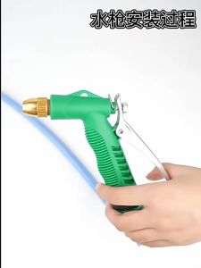 BenMaxx สายยางรดน้ำ4หุน1/2"เเถมหัวฉีด ชุดสายยางพร้อมติดตั้งใช้งานได้ทันที ชุดสายยางพร้อมหัวฉีดเเละอุปกรณ์ติดตั้ง 10ม./20ม./30ม