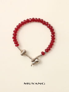 MUYANG | Luxury Sophisticated Stylish Large Red Gourd Bracelet