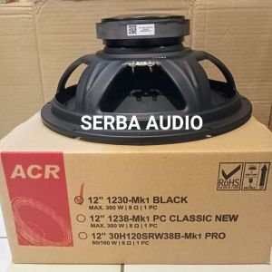 Speaker Full Range Acr 12" Inch 1230 Mk1 Black Original 300 Watt