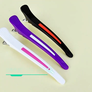 12Pcs Hairdressing Shop Clip Hair Dyeing Hair Clip Haircut Hairdresser Partition Positioning Clip Bangs Duckbill Clip