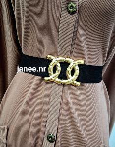 ikat pinggang wanita karet elastis melar lebar / sabuk ban