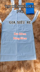 [ Sét 10 Cái- FREE SHIP] Tạp dề nhựa chống thấm yếm nhựa thủy sản yếm làm tôm