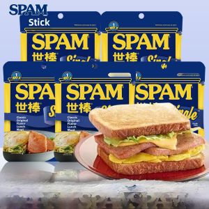 Classic Original Flavor Spam Lunch Meat 60g*10 Slices Individually Packaged Ready-to-Eat Cured Ham for Hot Pot And Sandwiches