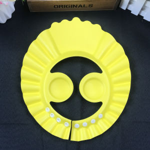 หมวกอาบน้ำเด็กแบบมีที่ปิด​หู​ หมวกสระผมเด็ก หมวกกันแชมพูเข้าตา พร้อมส่ง ที่ครอบหูกันน้ำ  Baby waterproof shampoo cap