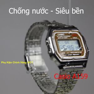 Đồng Hồ Nam/Nữ Casio A159 Gold .g. Made In Japan Chống Nước Siêu Bền Pin Lâu