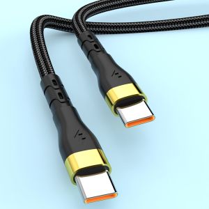 Cáp Sạc Nhanh USB-C To USB-C 120W PD Truyền Dữ Liệu Tốc Độ Cao Dây Type-C Cho Điện Thoại Thông Minh Máy Tính Xách Tay Máy Tính Bảng - Cáp Sạc Đa Năng