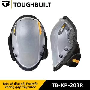 Đệm Bảo Vệ Đầu Gối Bằng Silicon Mềm Không Làm Xước Kiểu Foamfit Của TOUGHBUILT TB-KP-203R Dành Cho Công Trường Xây Dựng