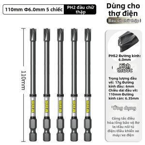 DAIENGONGJU | Đầu Vít Chống Trượt Có Từ Tính Cho Điện Công