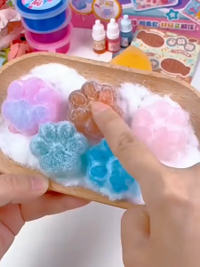 DIY Pinch Toy Full Set Material Package Cat Paw Taba Squishy Fidget Toys  Homemade Silicone Decompression Toy 捏捏乐材料包