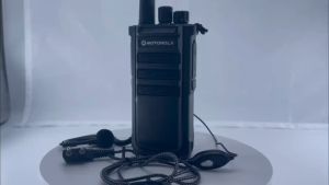 Motorola GP337 Walkie Talkie: Portable Two-Way Radio & UHF Transceiver Set (NTC Type Approved)