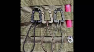 1PCS Backpack Buckle Clamp Carabiner Survival Gear Tools Carabiner Clips Outdoor Nylon Camping Bag Hanger Hook wild hike