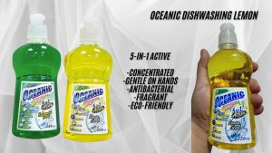 Oceanic Dishwashing Liquid Concentrated 5-in-1 Active 250ml 500ml