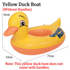 Baby Salbabida Floater Inflatable Swimming Floater Yellow Duck Seat Ring with Sunshade for Kids