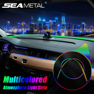 SEAMETAL | SEAMETAL Car Dashboard ‌Ambient Light ‌RGB Led Cabin Ambient Lamp App Control Auto Dashboard Gap Filler Light Strip 140cm/150cm