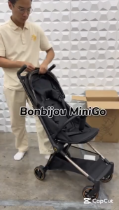 Bonbijou Mini-Go | Compact | Lightweight | Travel Friendly Stroller | BABYBOO