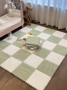 พรม พรมจิ๊กซอว์ แถมฟรีขอบปิด พรมจิ๊กซอว์ SET สุดคุ้ม 20 ชิ้น พรมปูพื้นห้อง แผ่นรองพื้น ขนาด 30X30 ซม. พรมกำมะหยี พรมDIY พร้อมส่งจากไทย!!!