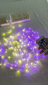 Dây LED Giọt Lệ LED Hạt Gạo 16 Triệu Màu Nháy Theo Nhạc Điều Khiển Qua App+Remote Chống Nước IP67 Decor Phòng Quấn Cây