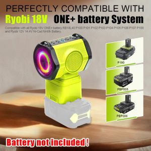 Bluetooth Speaker for Ryobi 18V ONE+ Battery 30W Cordless Small Speaker for Jobsites Home and Party (Battery Not Included)