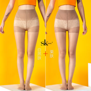 ถุงน่องลูกไม้เซ็กซี่ SK 3 คู่ ถุงน่องกันลวนลามผ้าไหมบางเฉียบ กันลื่น ปลายเท้าเข็มขัดเสริมพื้นเท้า ถุงน่อง 6D