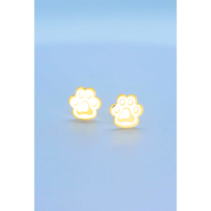 MJ Jewellery 5G Gold Collection 375/9K Gold Cat Paw Earrings S182