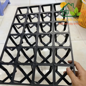 KCNDB - khay 24 ô vuông chậu 7cm DB chất liệu nhựa PP dầy (xem trong mô tả )