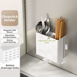 Magnetic Knife Rack Kitchen Enamel Board Accessories Pegboard Wall Hanger Magnetic Chopstick Holder