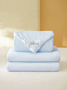 Mercury l Baby & Toddler Friendly Low Allergy 100% Cotton Silk Quilt Twin-in-One Winter Quilt
