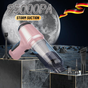 95000Pa Wireless Portable Car Vacuum Cleaner Handheld Mini Desktop Keyboard Cleaning Cordless Cleaners for Car Home Appliances