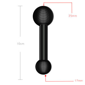 17mm/20mm/25mm Ball Head Adapter Extended Double Ball Connecting Bracket for Gopro Insta360 DJI Camera Holder Phone Stand GPS