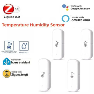 other | 1-4pc Zigbee Temperature Humidity Sensor for Indoor Home Real‑time Environment Monitoring Instant Alert & Smart Scene Automation