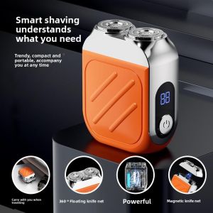 MONLEYTA | German Precision Mens Electric Shaver 2025 New Model Washable Mini Car Mounted Steel Cannon Genuine Product Shaving Razor