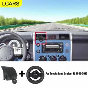 LCARS Car Phone Holder for Toyota Land Cruiser FJ 2007-2017 Custom Fit Mounts on Air Vent Non-Distracting Design