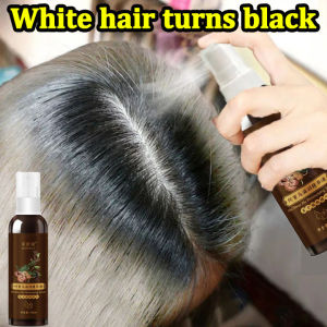Hair growth serum 100ml Polygonum black hair White Hair Turns To Black Hair Growth Serum Natural Herbal Ingredients Nourish Hair Promote hair growth