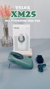TYLEX XM25 Multi-Purpose Portable Mini Fan Handheld /Neck /Wrist /Desk/ Waist Fan