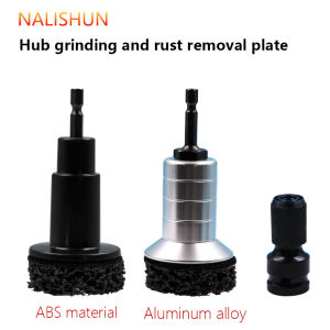 Wheel Hub Rust Removal Brush Brake Hub Surface & Stud Cleaning Maintenance Kit Brake Disc Rust Removal Tool for Hub Rotor Wheel