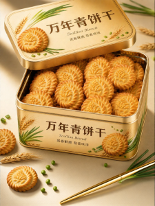 Salty Scallion Sugar-Free Healthy Biscuits
