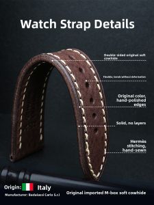 Maikes | Universal Genuine Leather Watch Strap