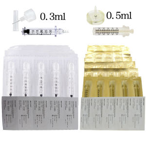 0.3ml 0.5ml Ampoule Head or Syringe Needle or Shockproof Pads for Hyaluron Pen Disposable Adapter Anti-wrinkle Lip Lifting Tool