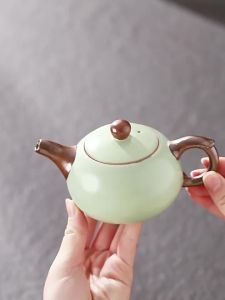 Ceramic Tea Bowl Crack Glaze Cultivation Single Tea Set