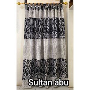 PAKET HEMAT 6 PCS GORDEN/HORDENG PINTU MODEL TALI GANTUNG L90XT200CM  BAHAN  LEMBUT DAN TEBAL