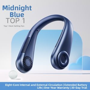 SENXUN | Neck-Worn Fan Portable No-Leaf Turbo Silent Adjustable Cooling Accessory