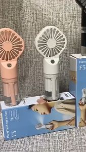 Handheld Fan Mini Mist Air Cooler Portable USB Rechargeable Cooling Humidifier Summer Heat Dissipation Spray Fan