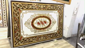 Nền nhà đẹp ôp thảm gạch men