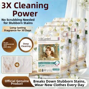 suk garden | Aroma No-Need Rubbing Laundry Powder Strong Stain Removal Long-lasting Fragrance