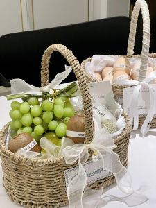 Modern Simplicity Handwoven Basket: A Perfect Maternity & Birthday Gift