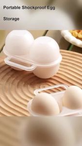 Portable Shockproof Egg Storage Box Travel Preservation Container Protective Egg Carrier for Outdoor Use Durable Egg Saver