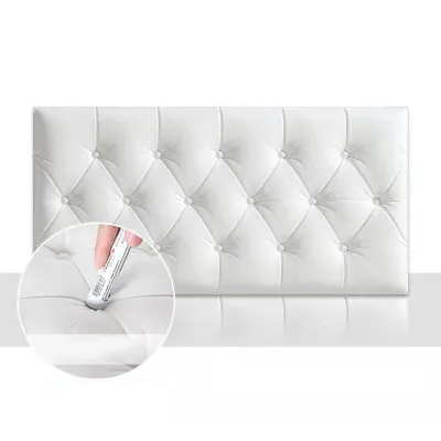 Anti-collision Foam Bedside Sticker Self-adhesive Thicken Soft Wall Mat Pad Childrens Room Wallpaper 3D Wall Stickers Cushion
