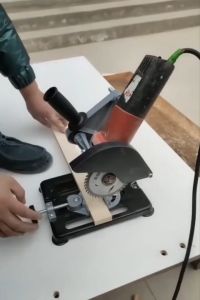 Bộ khung gắn máy mài máy cắt cầm tay sẽ biến máy cắt cầm tay thành máy BỘ CHÂN ĐẾ KẸP CHUYỂN MÁY MÀI THÀNH MÁY CẮT BÀN cắt bàn để cắt sắt và cắt