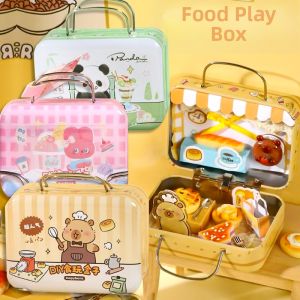 QINGYIFANG | Bộ Đồ Chơi Mini DIY Tiệm Bánh Capybara